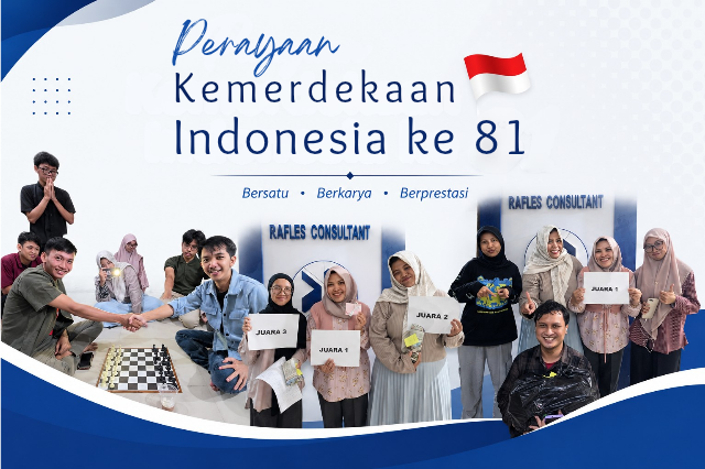 Keseruan Perayaan 17 Agustus di Rafles Consultant
